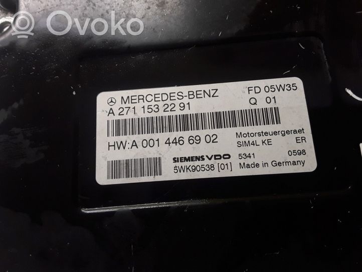 Mercedes-Benz C W203 Variklio valdymo blokas A2710107444