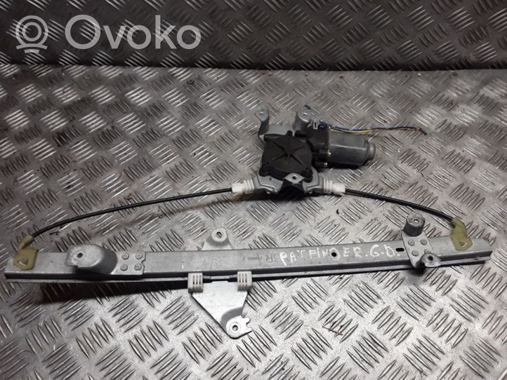 Nissan Pathfinder R51 Rear door window regulator with motor 