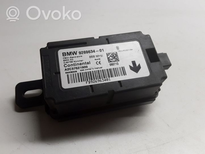 BMW 3 F30 F35 F31 Signalizacijos valdymo blokas 926963401