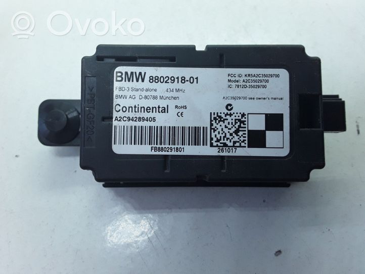 BMW 3 F30 F35 F31 Citu veidu vadības bloki / moduļi 8802918