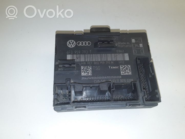 Audi A6 S6 C6 4F Durų elektronikos valdymo blokas 4F0959793