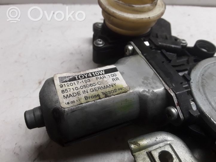 Toyota Avensis T270 Mécanisme lève-vitre de porte arrière avec moteur 977555106