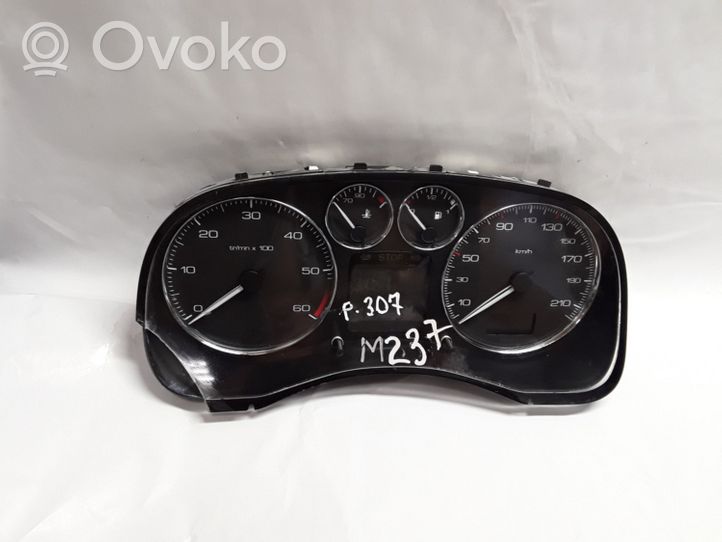 Peugeot 307 Speedometer (instrument cluster) 281122345