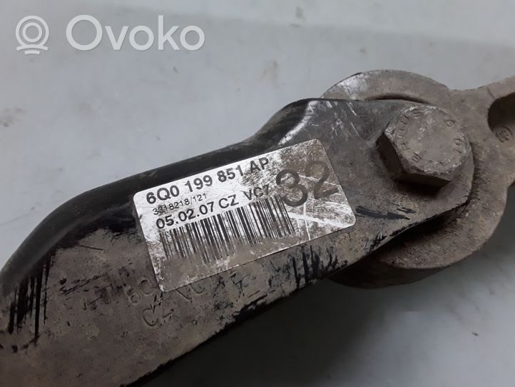 Volkswagen Polo IV 9N3 Supporto di montaggio del motore 6Q0199851AP