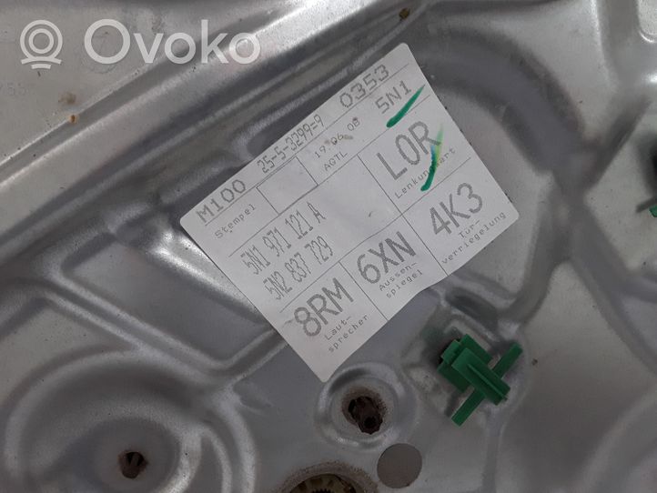 Volkswagen Tiguan Meccanismo di sollevamento del finestrino anteriore senza motorino 5N1971121A