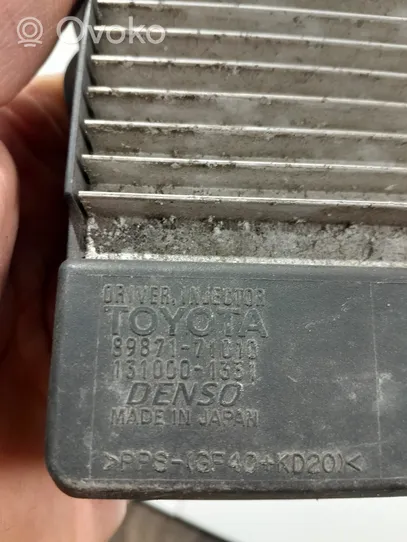 Toyota Auris 150 Polttoaineen ruiskutuksen ohjainlaite/moduuli 8987171010