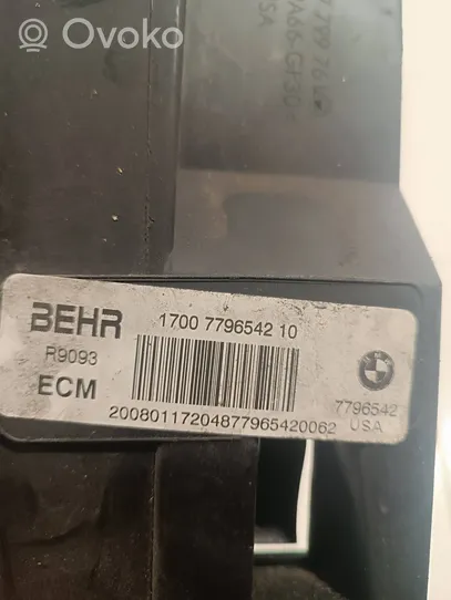 BMW X6 E71 Sivujäähdyttimen tuen suojapaneeli 7796542