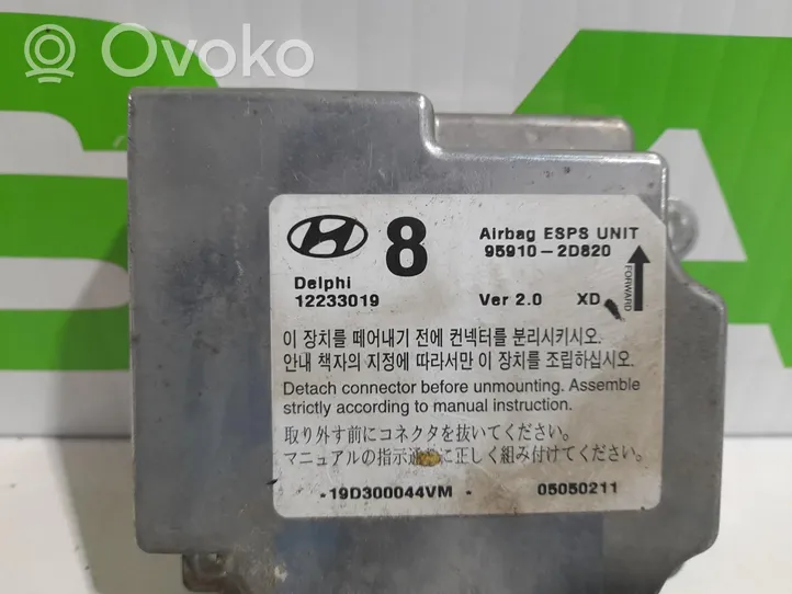 Hyundai Elantra Turvatyynyn ohjainlaite/moduuli 959102D820