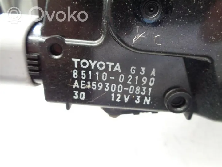 Toyota Auris 150 Tringlerie et moteur d'essuie-glace avant 