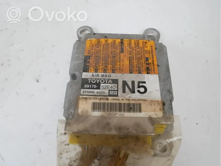 Toyota Urban Cruiser (XP110) Calculateur moteur ECU 8917052E40