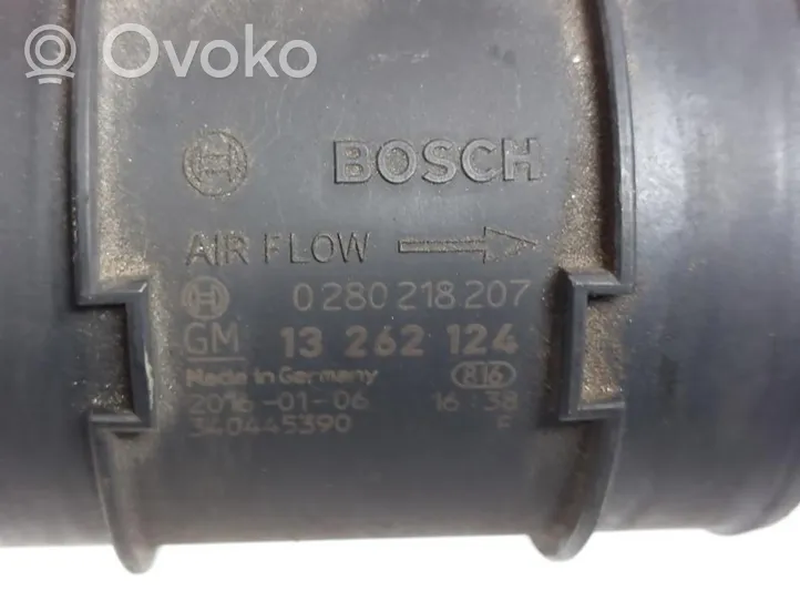 Opel Meriva B Przepływomierz masowy powietrza MAF 13262124