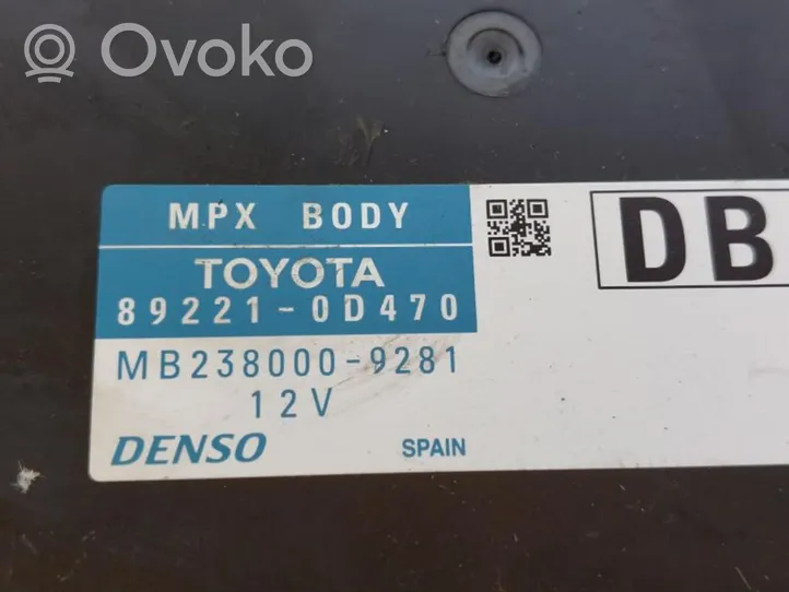 Toyota Yaris Autres unités de commande / modules 892210D470