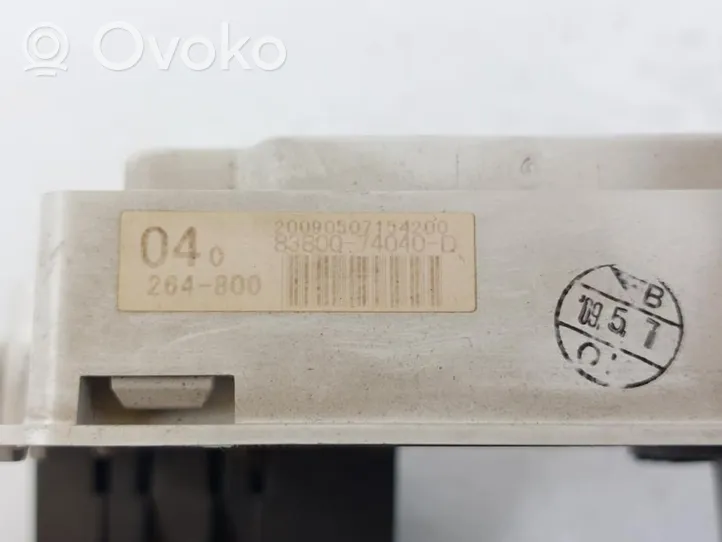 Toyota iQ Tachimetro (quadro strumenti) 769166590