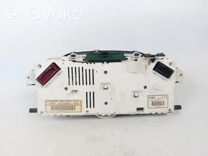 Land Rover Freelander Compteur de vitesse tableau de bord LR0018006