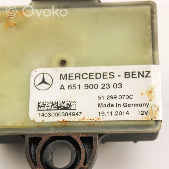 Mercedes-Benz Vito Viano W447 Žvakių pakaitinimo rėlė A6519002303