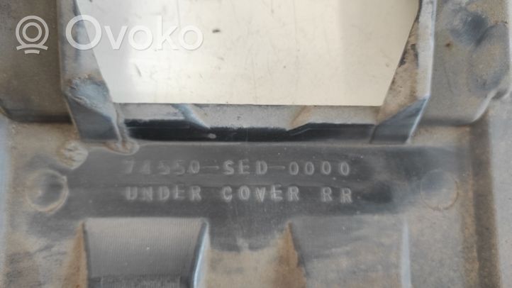 Honda Accord Osłona tylna podwozia pod bagażnik 74550