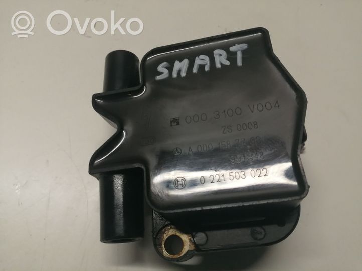 Smart ForTwo I Cewka zapłonowa wysokiego napięcia 0003100V004