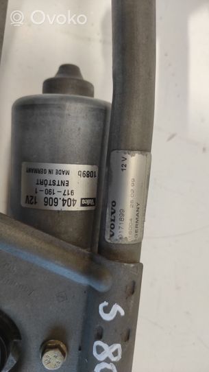 Volvo S80 Mechanizm i silniczek wycieraczek szyby przedniej / czołowej 0999100