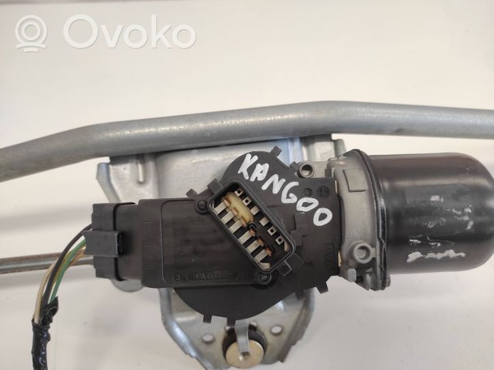 Renault Kangoo I Mechanizm i silniczek wycieraczek szyby przedniej / czołowej 54115517