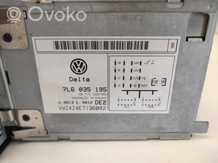 Volkswagen Touareg I Panel / Radioodtwarzacz CD/DVD/GPS 7L6035195