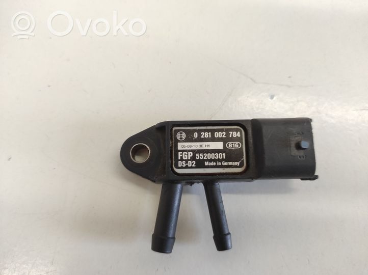 Opel Zafira B Exhaust gas pressure sensor 0281002784