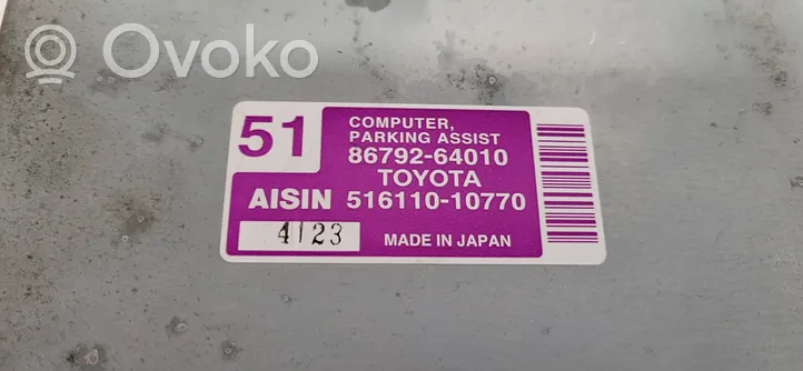 Toyota Corolla Verso AR10 Unité de commande, module PDC aide au stationnement 8679264010