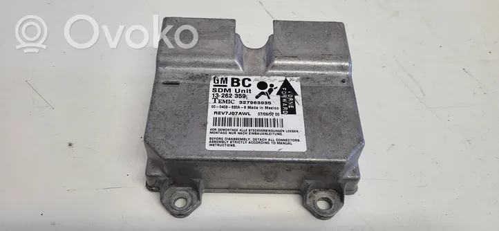 Opel Corsa D Module de contrôle airbag 13262359