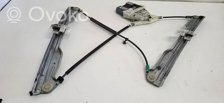 Citroen C5 Front door window regulator with motor 9649304380