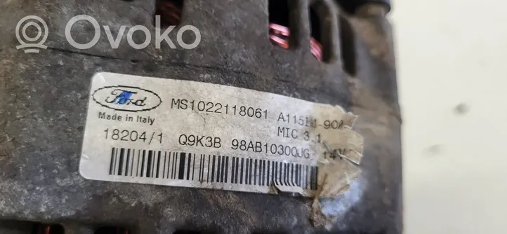 Ford Focus Alternator 98AB10300JG