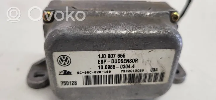 Volkswagen Golf IV Sensor ESP de aceleración de frecuencia del intermitente 1J0907655