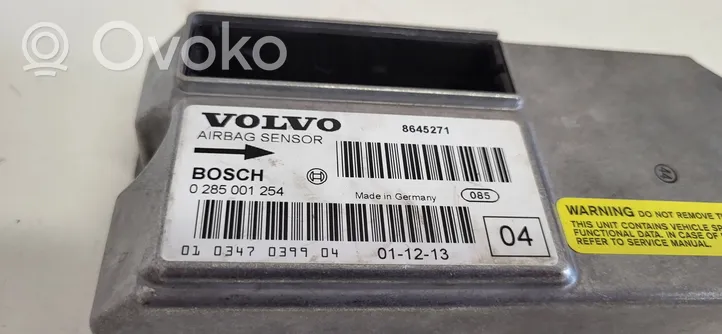 Volvo S60 Gaisa spilvenu vadības bloks 0285001254