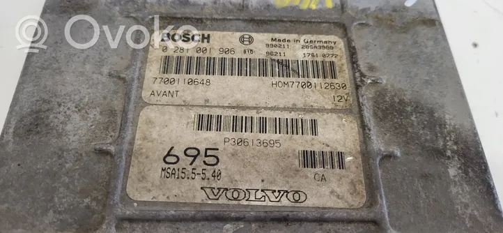 Volvo S40, V40 Variklio valdymo blokas 7700110648