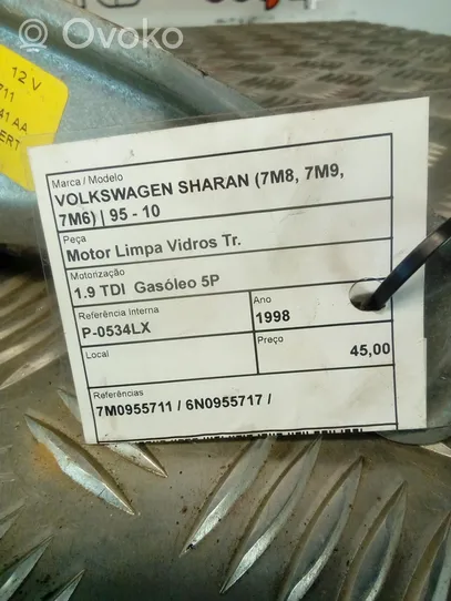 Volkswagen Sharan Galinio stiklo valytuvo varikliukas 