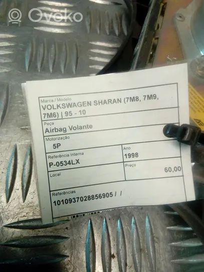 Volkswagen Sharan Ohjauspyörän turvatyyny 