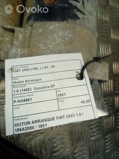 Fiat Uno Motor de arranque 