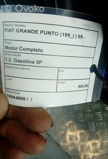 Fiat Grande Punto Silnik / Komplet 