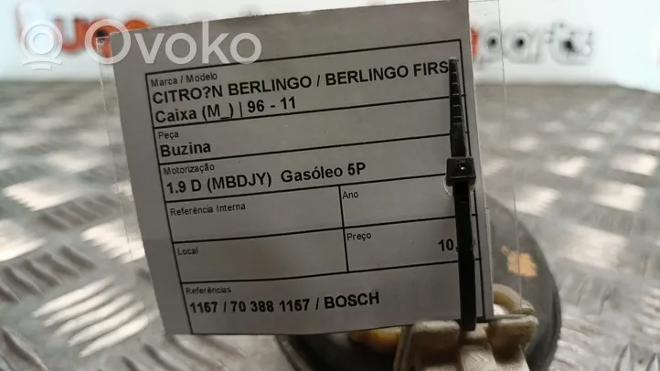 Citroen Berlingo Horn signal 