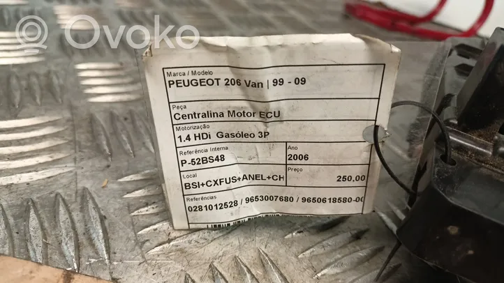 Peugeot 206 Sterownik / Moduł ECU 