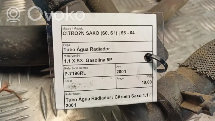 Citroen Saxo Coolant pipe/hose 