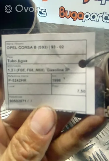 Opel Corsa B Tubo/manguera refrigerante 