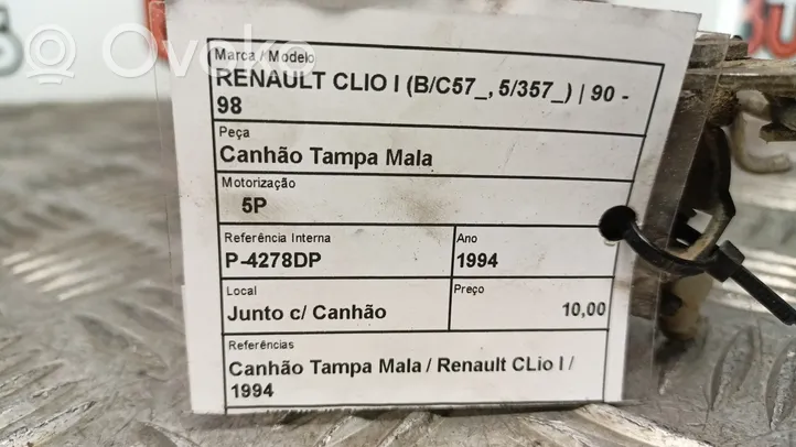 Renault Clio I Takaluukun ulkopuolinen lukko 