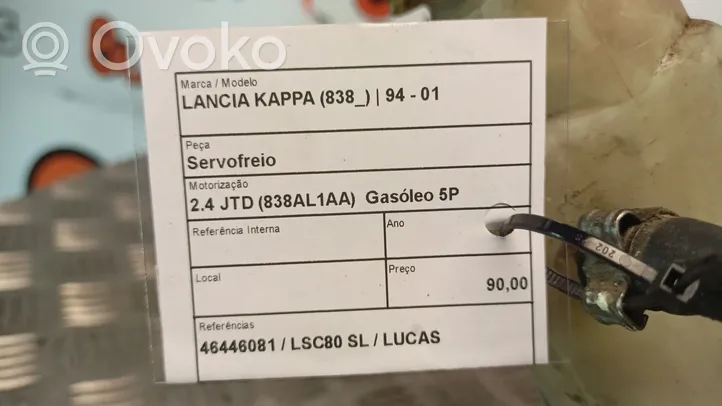 Lancia Kappa Wspomaganie hamulca 