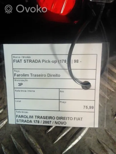 Fiat Strada Takaluukun takavalot 