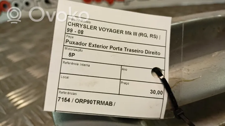 Chrysler Voyager Manecilla externa puerta trasera 