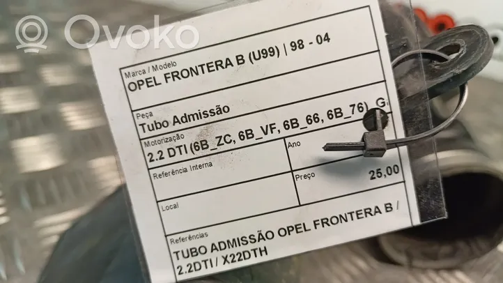 Opel Frontera B Ilmanoton letku 