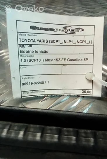 Toyota Yaris Aizdedzes sistēmas dalītājs 