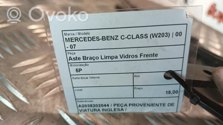 Mercedes-Benz C W203 Pyyhinkoneiston lista 