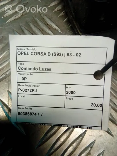 Opel Corsa B Sterownik / Moduł świateł LCM 