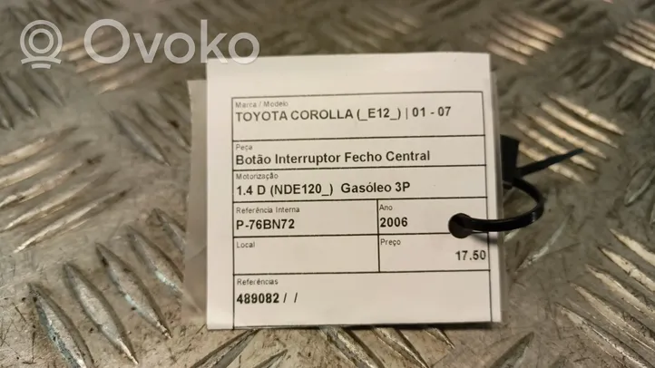 Toyota Corolla E120 E130 Wkładka do zamka drzwi 