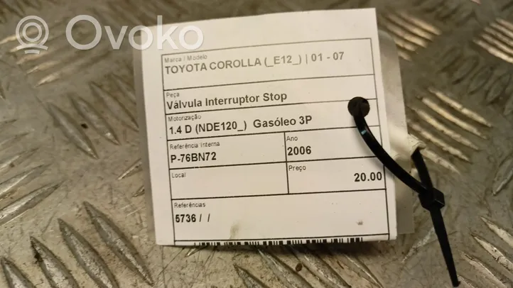 Toyota Corolla E120 E130 Kolmas/lisäjarruvalo 